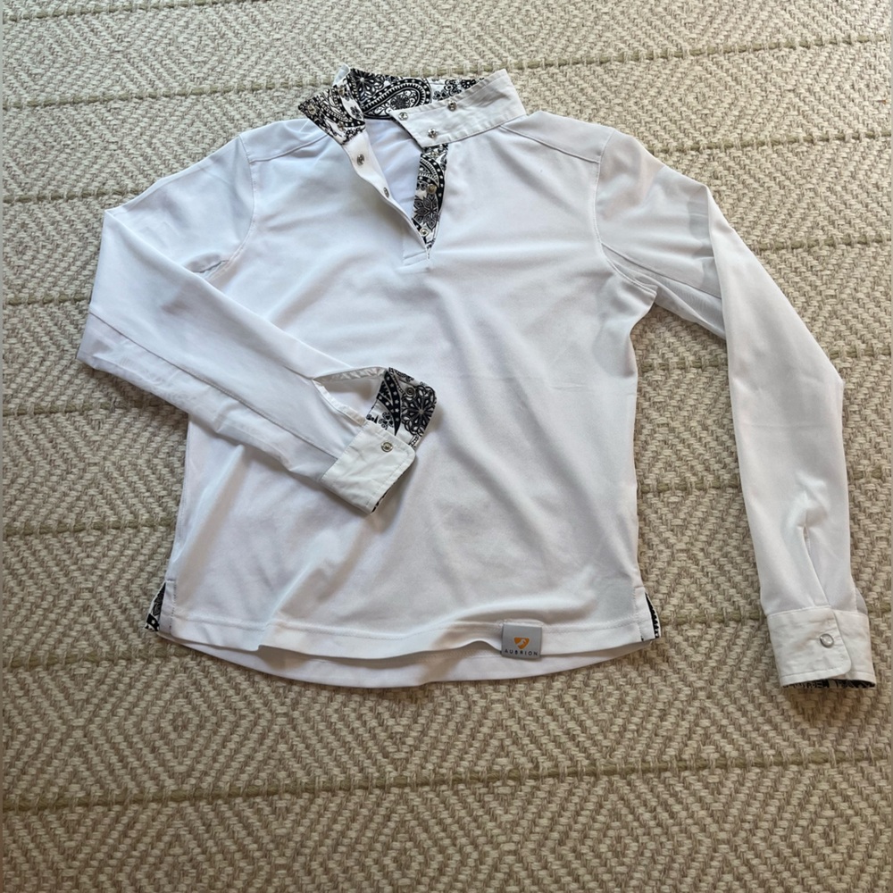 Aubrion girls Large show shirt